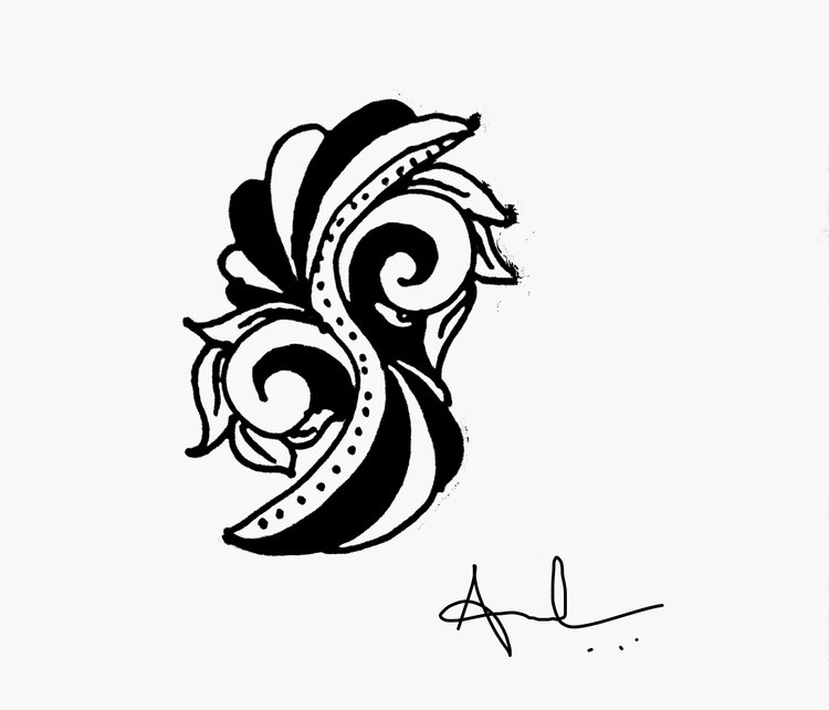 Design logo.. Pen art.. 