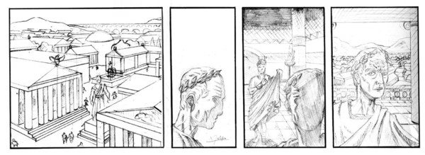 Caesar strip 1 (pencils)