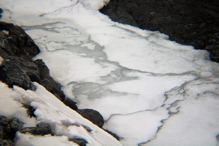 Frozen creek