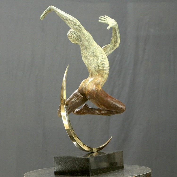 Dance of Freedom limited edition bronze sculpture 4 of 14