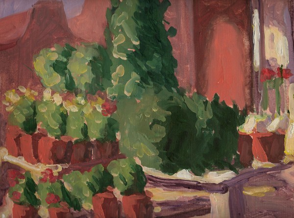The flower shop