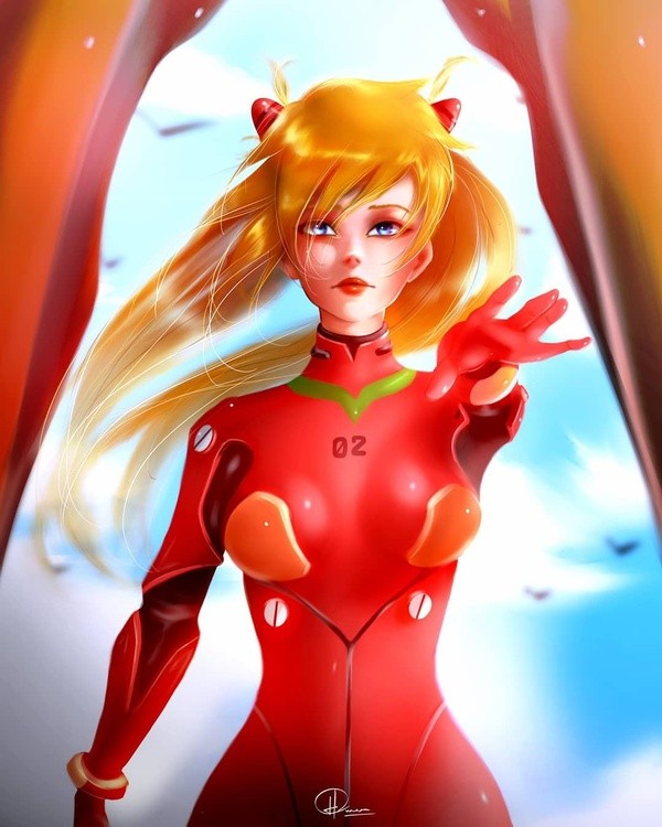 Fan favourite Asuka From Neon Genesis Evangelion 