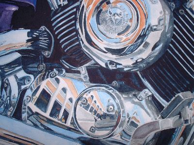 Live To Ride in Chrome
