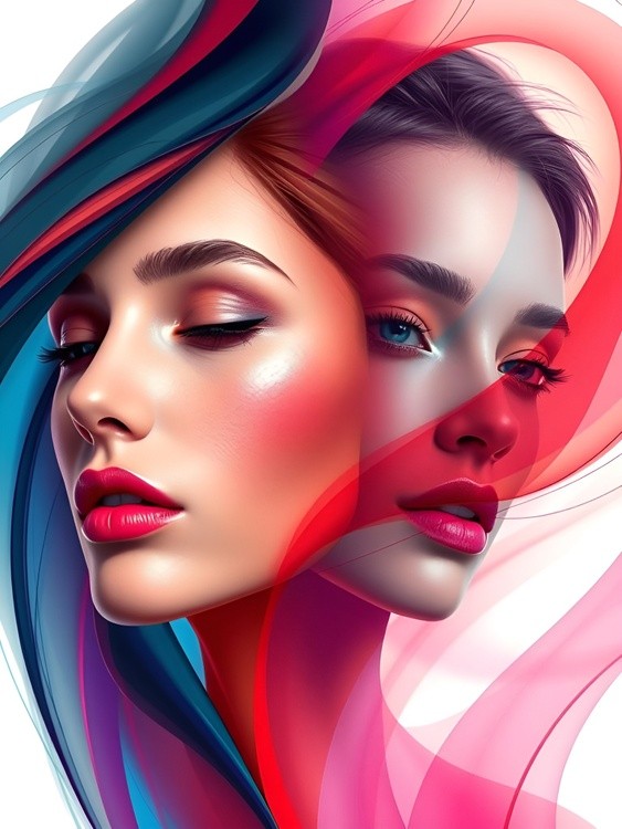 Vibrant Dual Portrait