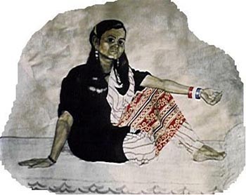 Portrait of a Bangladeshi woman (commissioned)