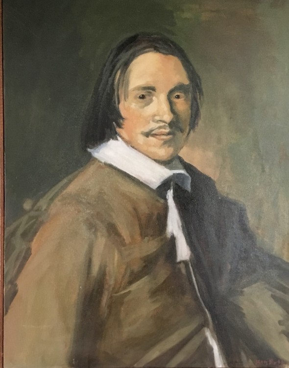 Portrait of Vincent Laurensz van der Vinne after Hals