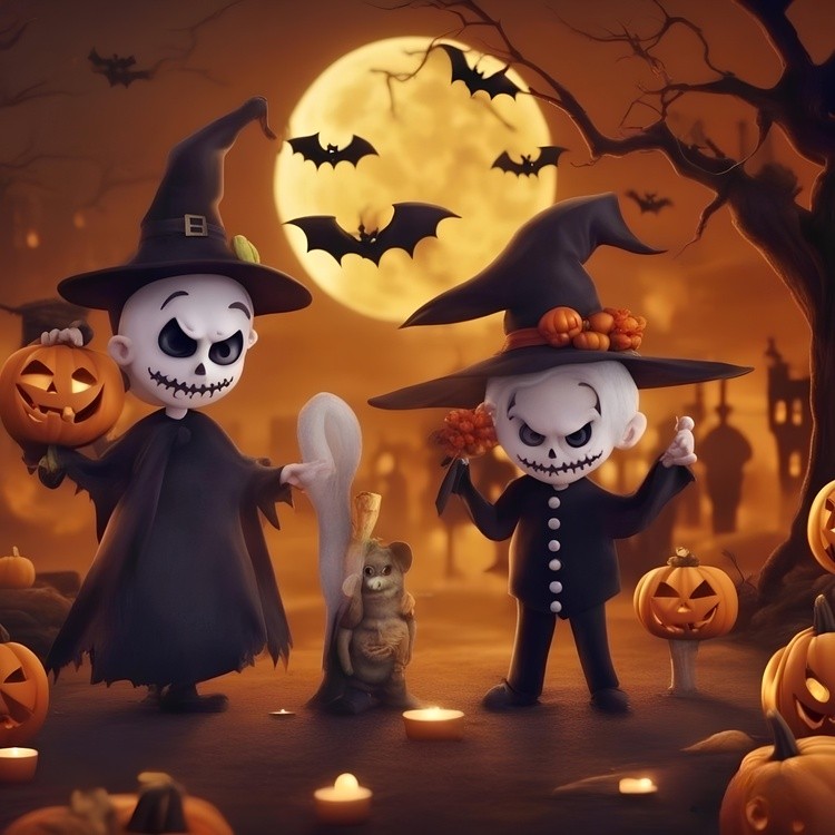 Halloween, party, celebration, trick and treat