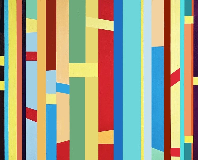 Vanessa Ryan - Prism Series - The Music of Birds - Acrylic on Canvas - 24x30x1