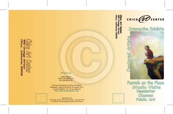 Chico Art Center brochure front