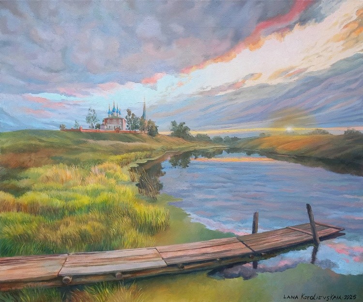 Evening on a Quiet River