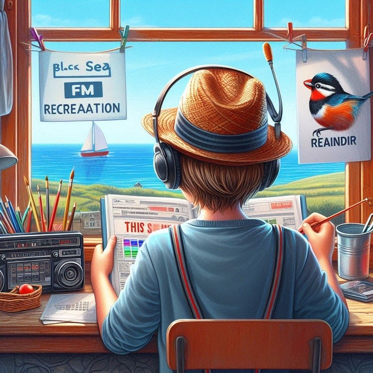 Painting work in the Black Sea air