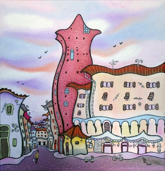 La casa Torre 40x40cm