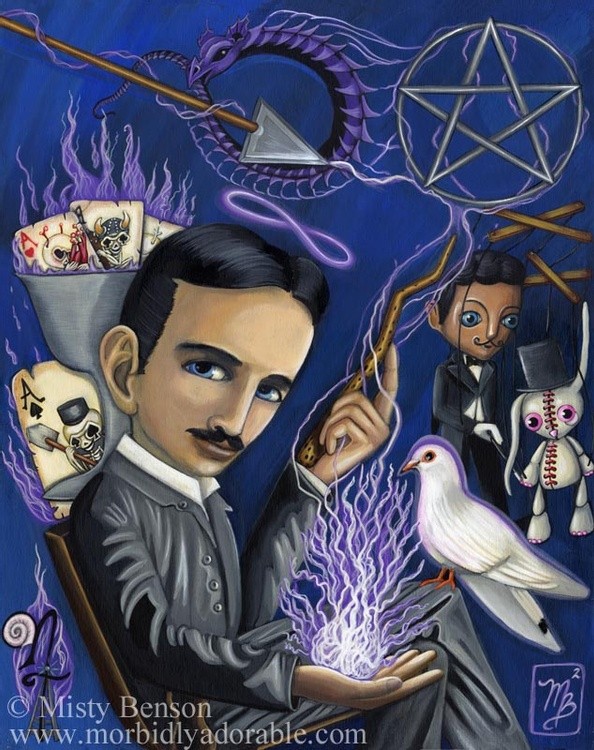 Magician from the Morbidly Adorable Tarot