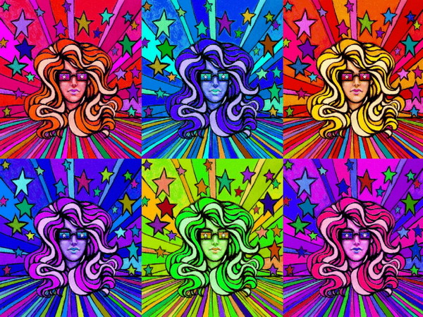 starburst background