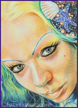 Aquarium Beauty-ACEO