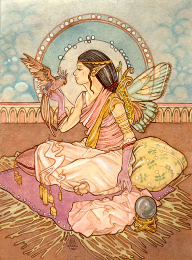 Pirouze the Fae-Child and Her Oracle
