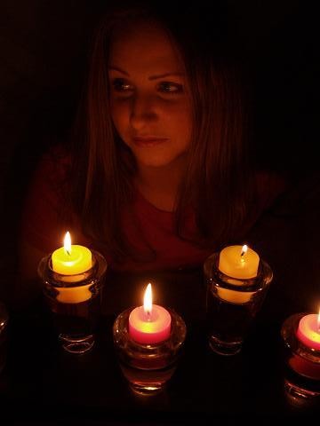 Desiree by candle light