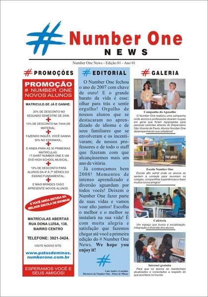Trabalho 05 - Editoração de Jornal