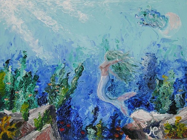 Sunbathing Mermaid