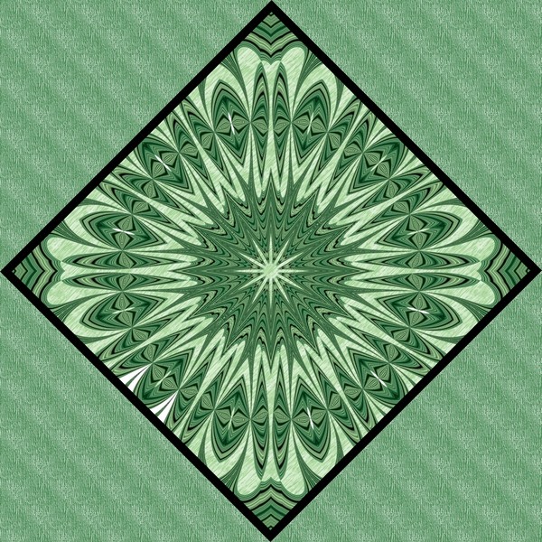 Green Kaleidoscope (Five)