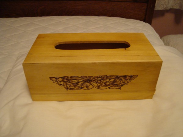 celtic woodburning