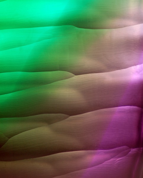 Green & purple flowing background