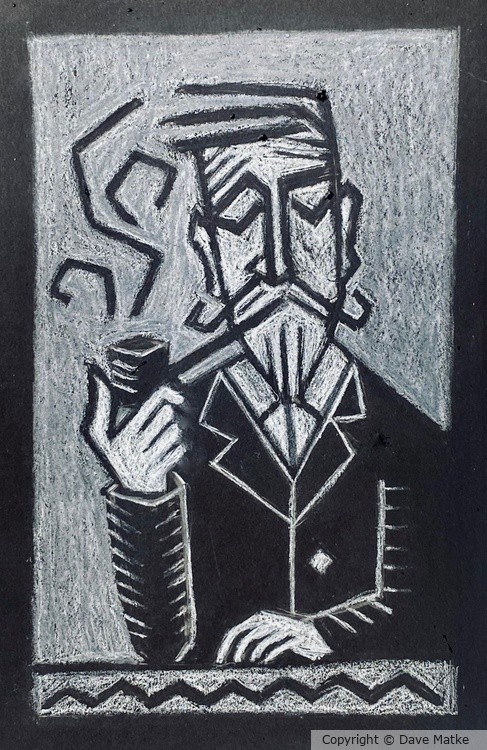 man with pipe