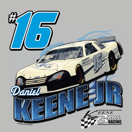 KEENE BROS RACING T-SHIRT DESIGN
