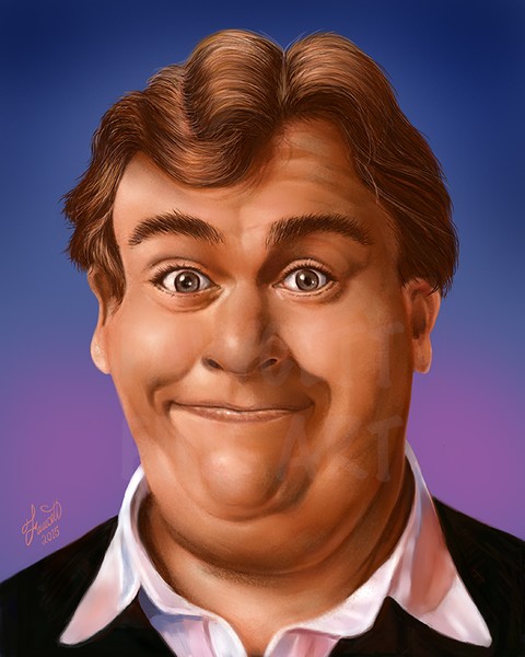 John Candy Caricature Portrait