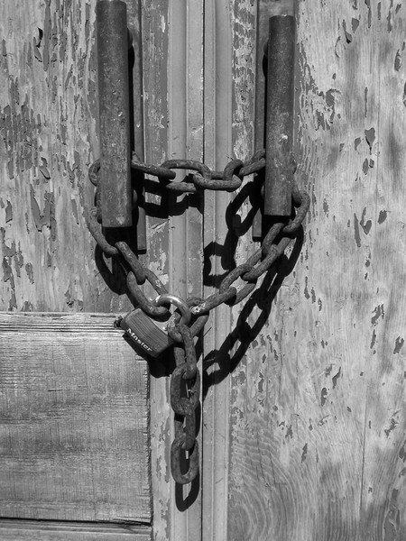 chained