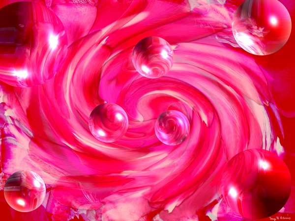 Pink Petals Abstract
