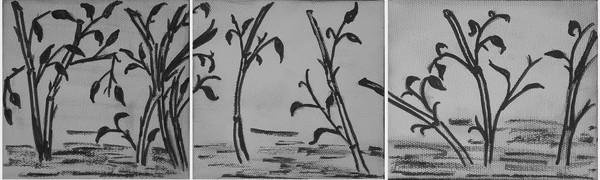 Bamboo Cluster, Triptych