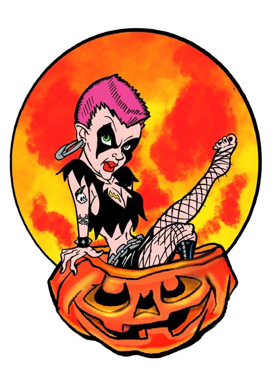 Return Living Dead Pin Up