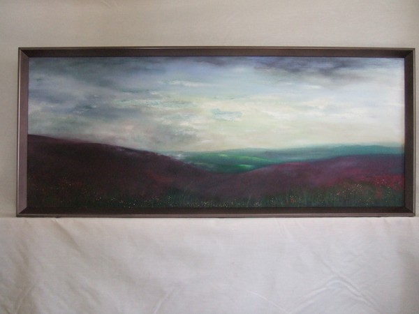 view down the valley