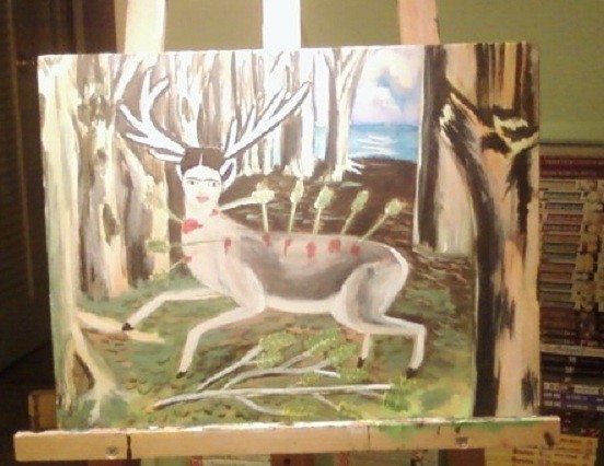 Frida Kahlo deer
