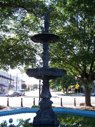 fountain in the square