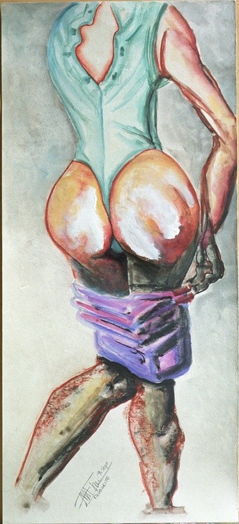 Favourite/made appositely for an erotic exhibition