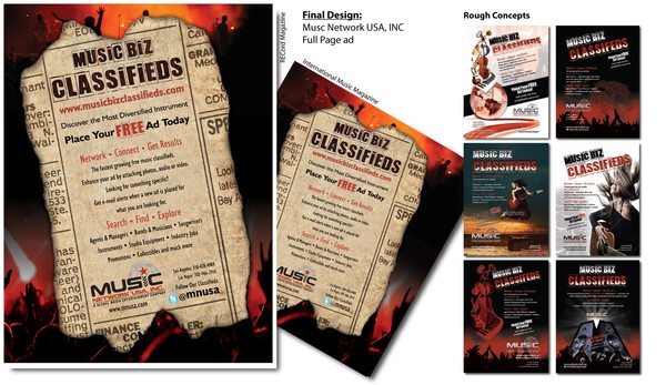 Music Network INK... Full page ad