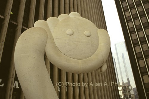 Sculpture in La Defense