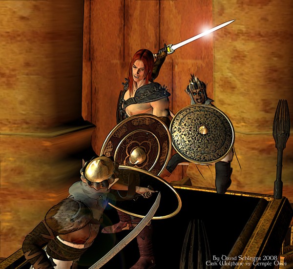 Erik Wulfbane versus Temple Orcs