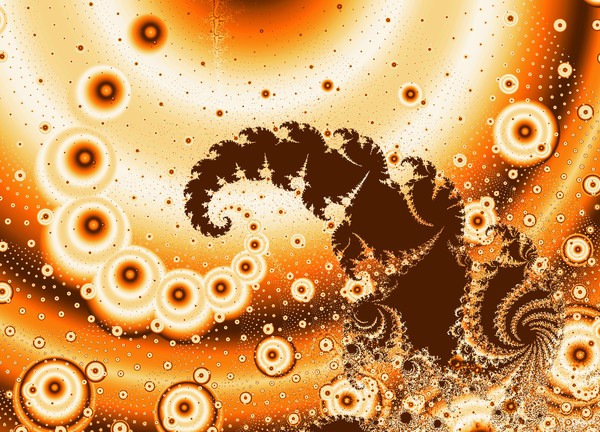 Fractal Paisley Galaxy and Homer Donut System