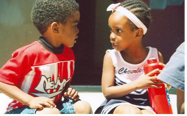Children with Bubbles