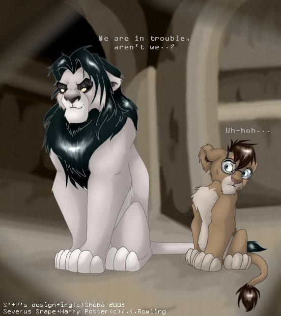 Harry and Snape [(c)J.K.Rowling]