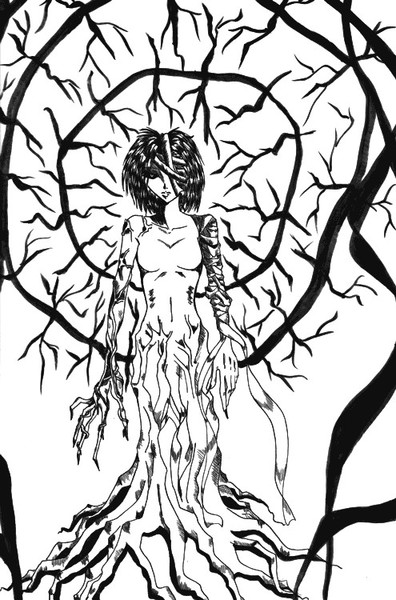 human and tree