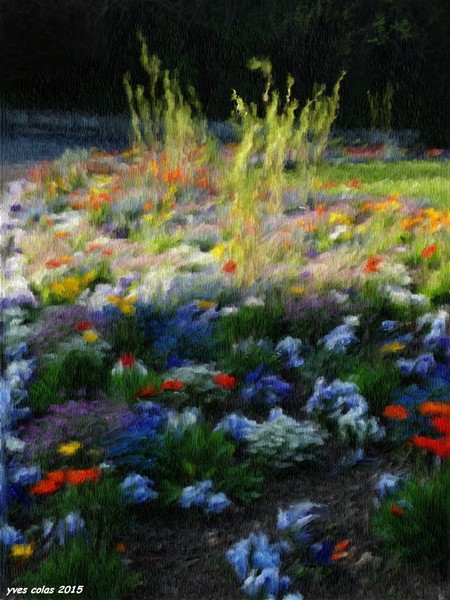 a bit of spring colors.
