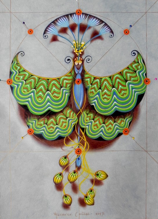 Carnival butterfly