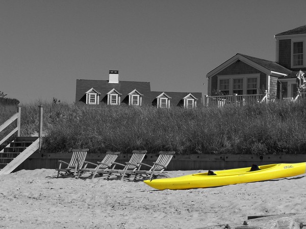Nantucket boat on Shore