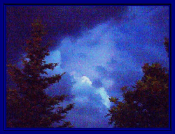 cloudy night