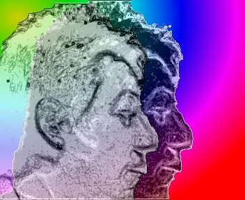 Double personalities - Black and white