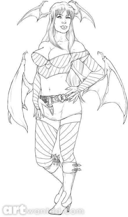Rene Comic Style Lineart